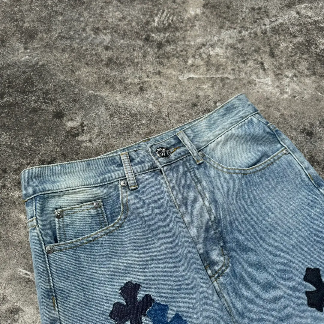 P290 Style number: H637 Chrome hearts Versatile recommendation: must-have jeans for all seasons Color: blue Size: 28, 30, 32, 34, 36 (s-xxl)